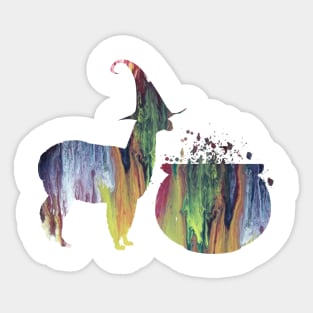 Witch llama Sticker